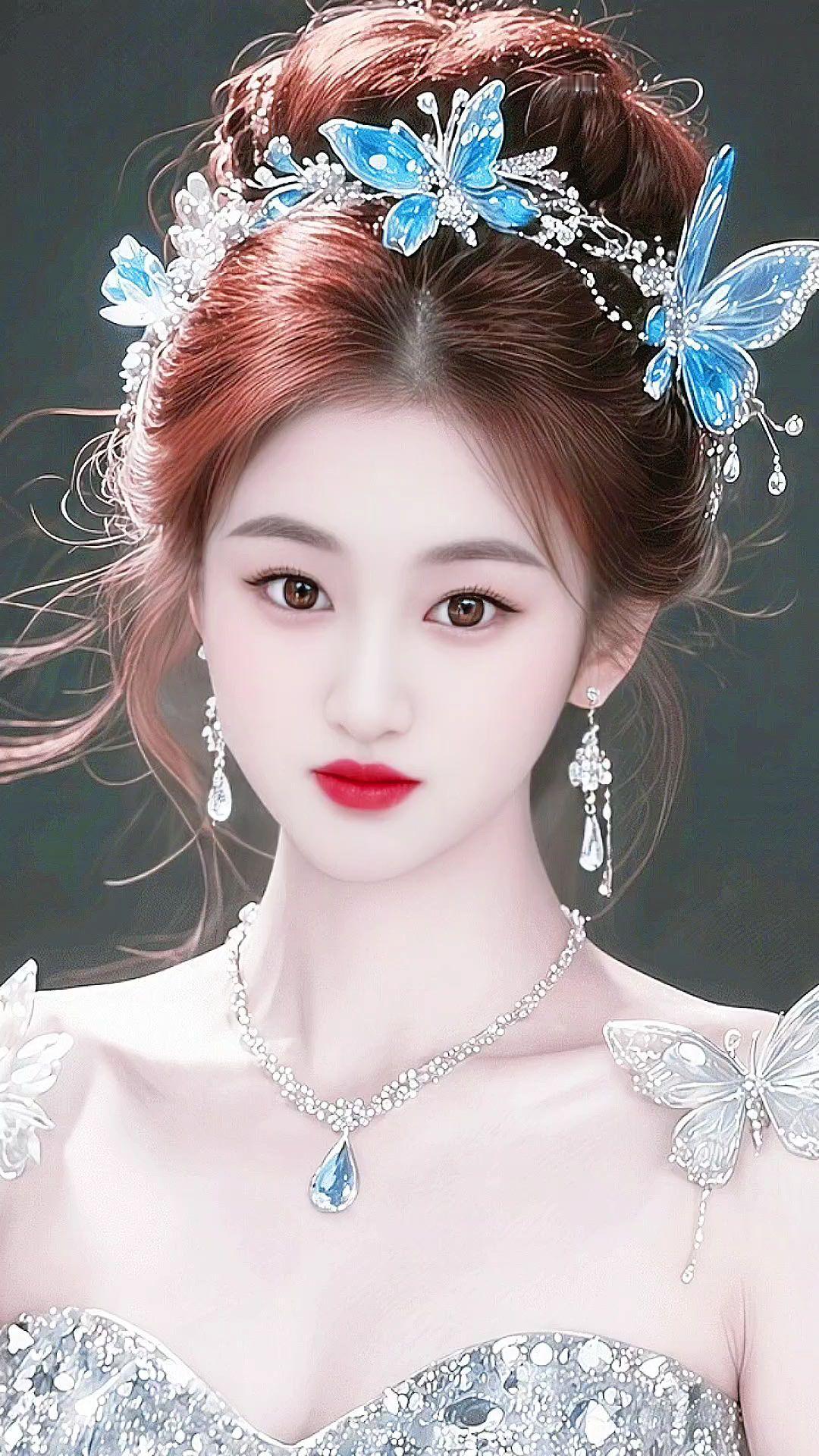 梦幻水晶妆 超仙蝴蝶仙子 梦幻创意妆造 梦幻彩妆风格 公主璀璨星河妆