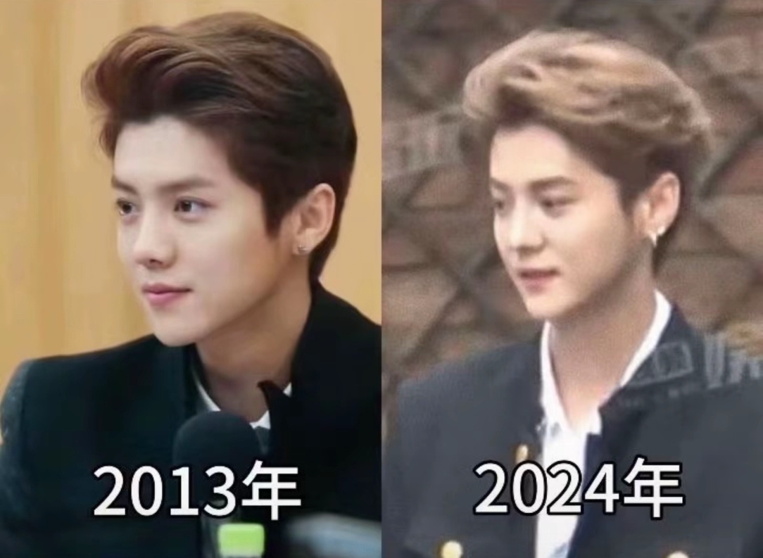 鹿晗真冻龄爱豆 ​​​