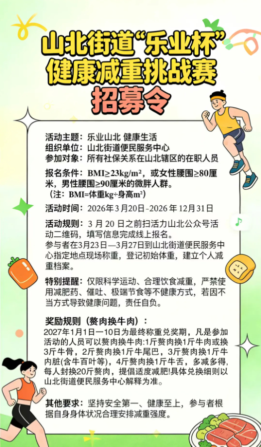 【#当地回应超千人报名减重挑战#】#赘肉换牛肉挑战赛严禁使用减肥药# 3月9日，