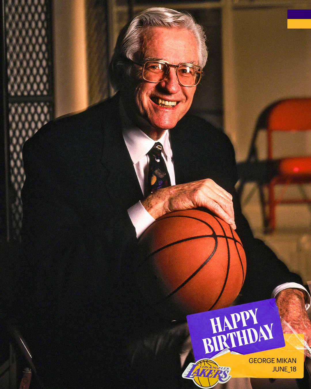 在乔治·麦肯诞辰之日，缅怀这位NBA首位超级巨星 💜洛杉矶湖人湖人国度