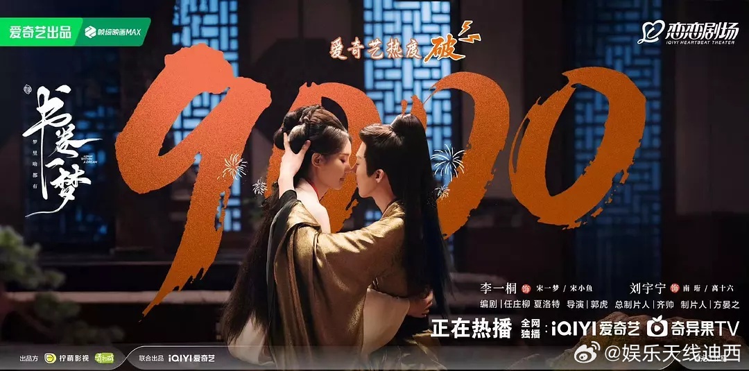 恭喜李一桐、刘宇宁《书卷一梦》热度破9000[春游家族][春游家族]这个《书卷一