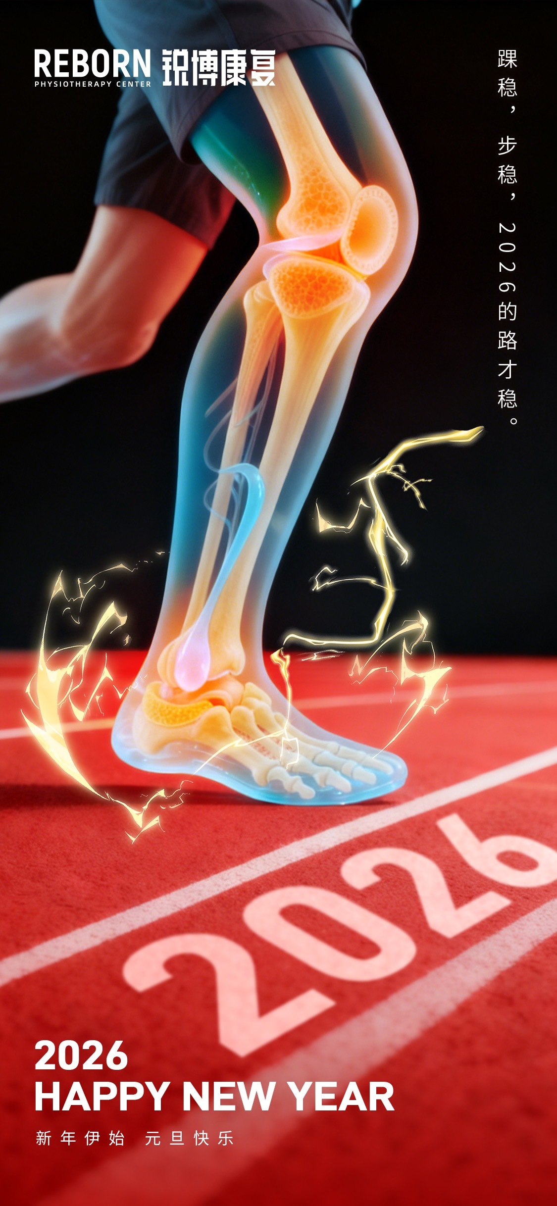 新年快乐  新年新开始，愿大家每个人都能脚步稳健，迈向自由与未来