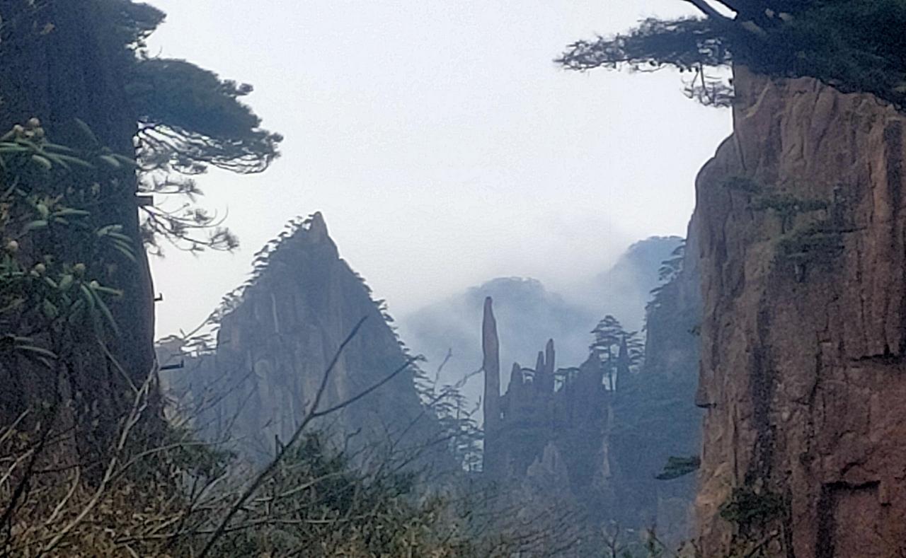 侬好上海呀
4月的黄山天气，晴天和雨天互相转换，很多人最怕上黄山后下雨 ，黄山下