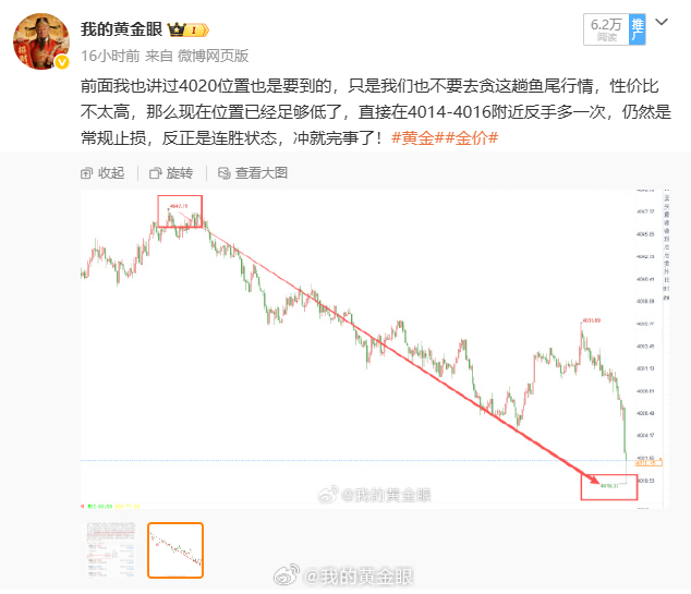 总结：7月29日微博共做三单，大获全胜。总盈：430点。 4034空单4022离