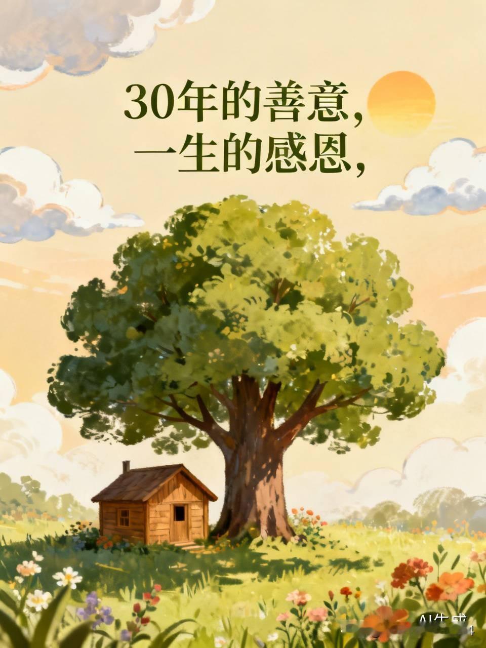 30年前善意照料，30年后少年知恩报恩太好哭了