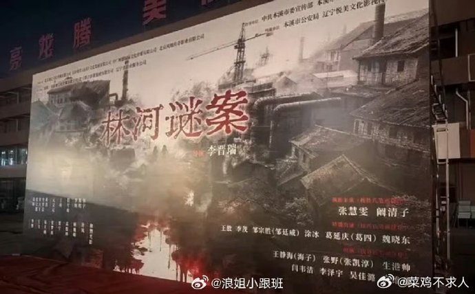 张慧雯阚清子林河谜案开机 张慧雯阚清子领衔主演的《林河谜案》开机了，期待~张慧雯
