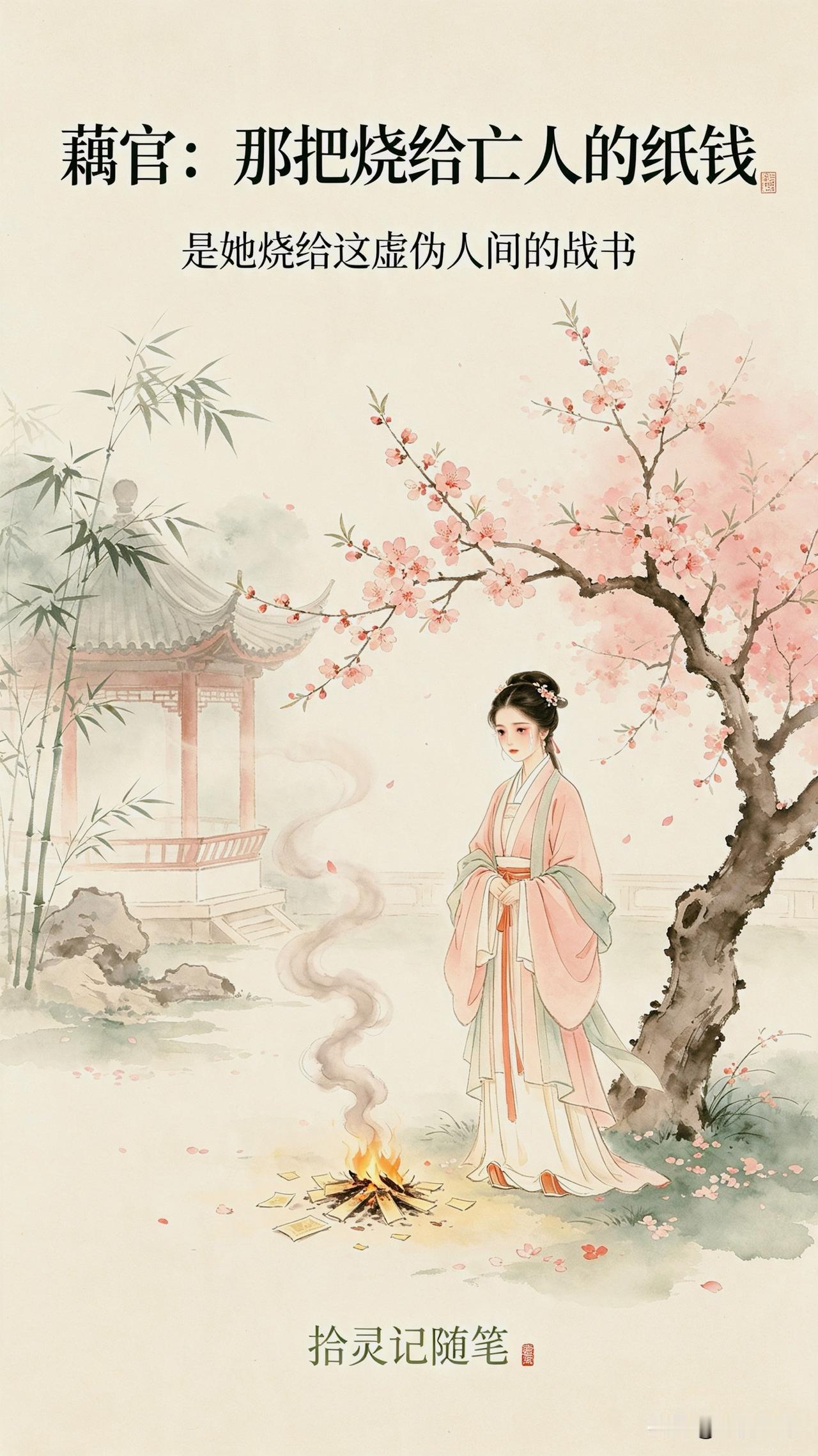 拾灵记｜藕官：那把烧给亡人的纸钱，是她烧给这虚伪人间的战书

“满纸荒唐言，一把