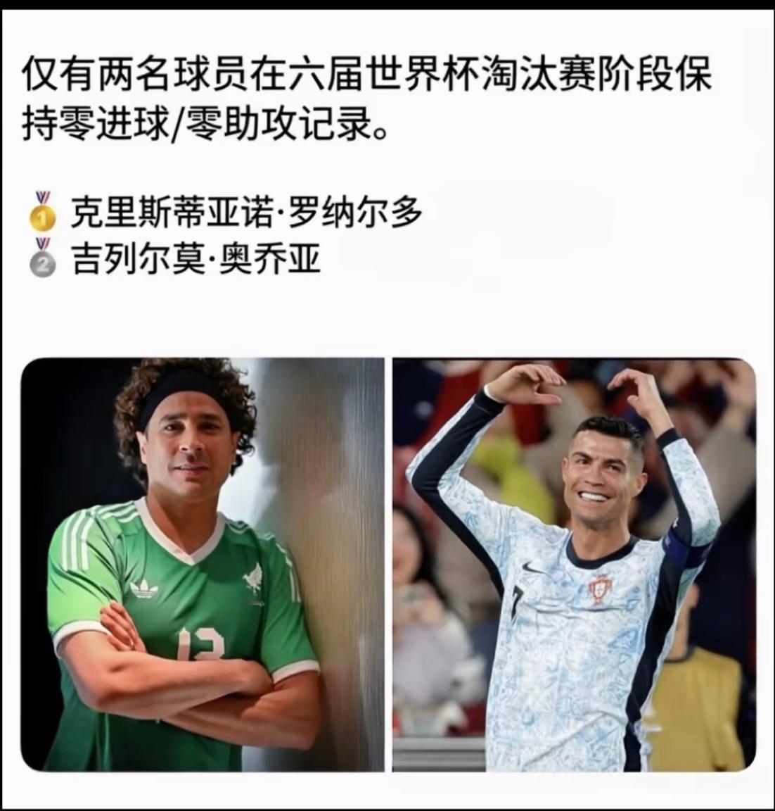 C罗跟吴镇宇共享的世界杯记录，估计后无来者了世界杯倒计时