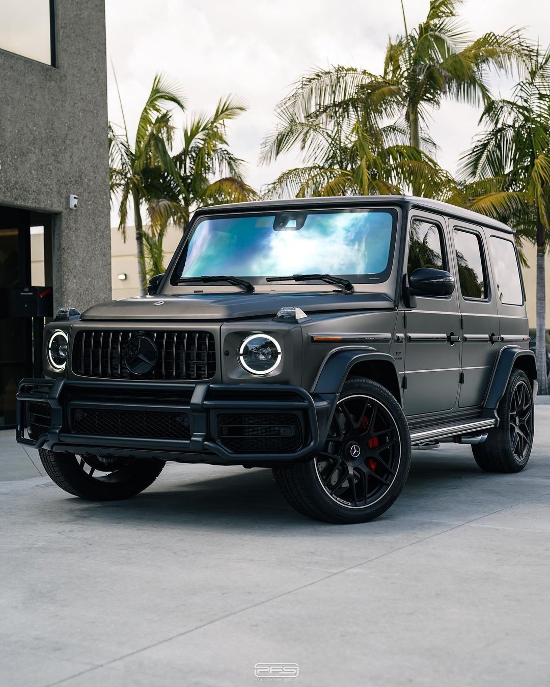 factory satin grey Mercedes G63 AMG#奔驰G级