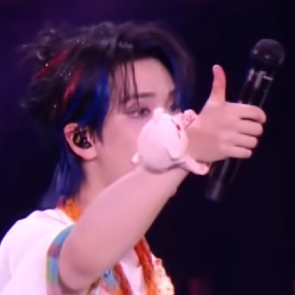 是不是戴了一只小猪呀🐽严浩翔加冠礼演唱会