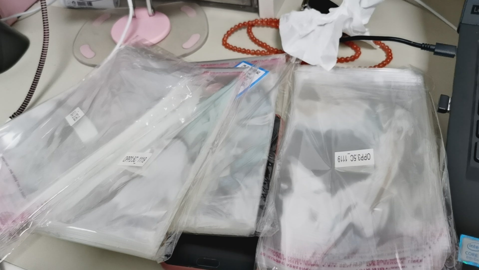 给大家说下赛历进度已经发货Pp袋已备好👌🏻分装好我就发微博 