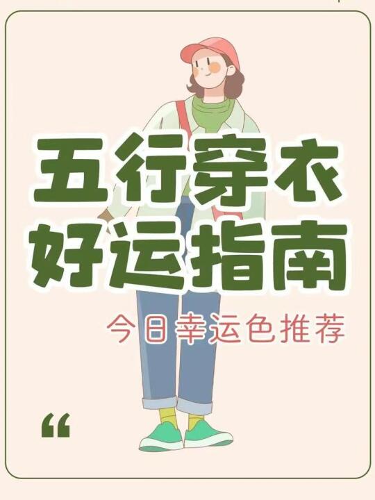1分钟学会，五行穿衣好运指南！