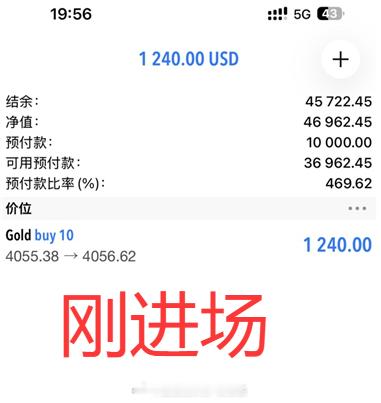 实时布局4056多单，实盘55位置进场，小邱减仓后斩获2425美金收益，盈利精准