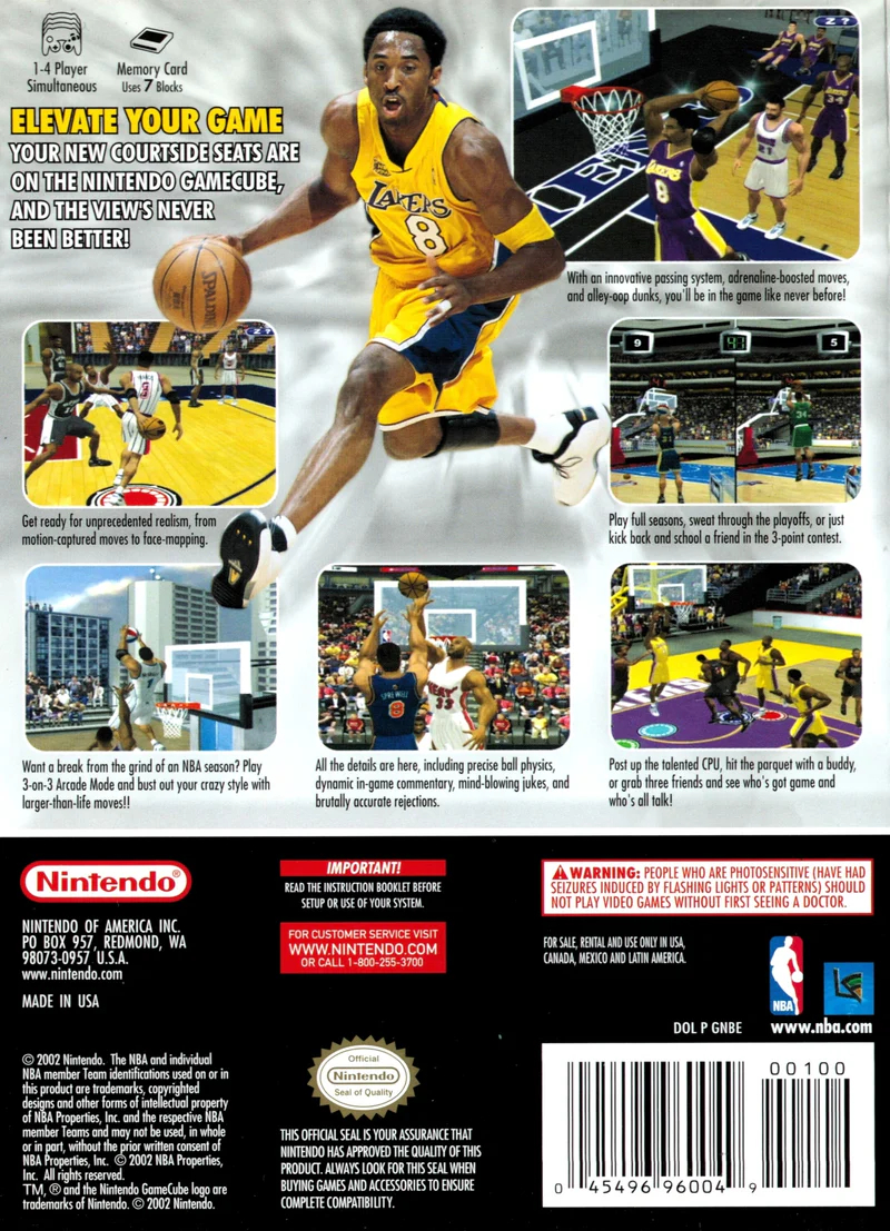 NBA Courtside 2002   Kobe Bryant科比