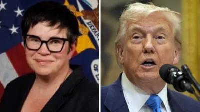 美国总统老特把美国劳工部劳工统计局局长埃丽卡·麦肯塔弗博士给开了，理由是麦肯塔弗