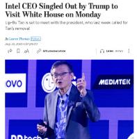 特朗普约谈英特尔CEO陈立武，决不允许他吃美国饭，砸美国锅。
知情人士透露，在上