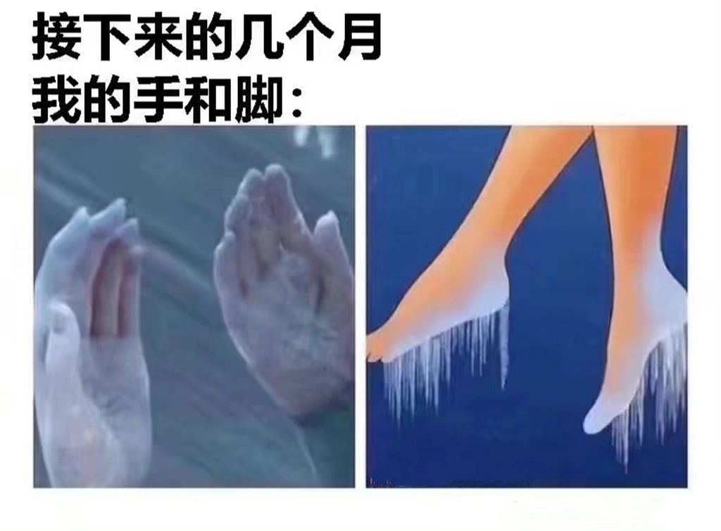 体寒星人接下来几个月的手和脚 ​ ​​​