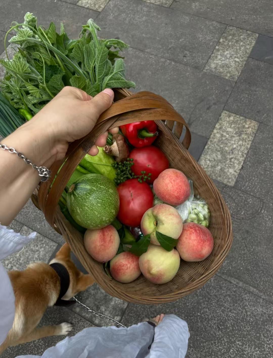 每次去菜市场买菜，我看得最多的就是那些蹲在地上挑菜的老太太。 
她们蹲在菜摊前，