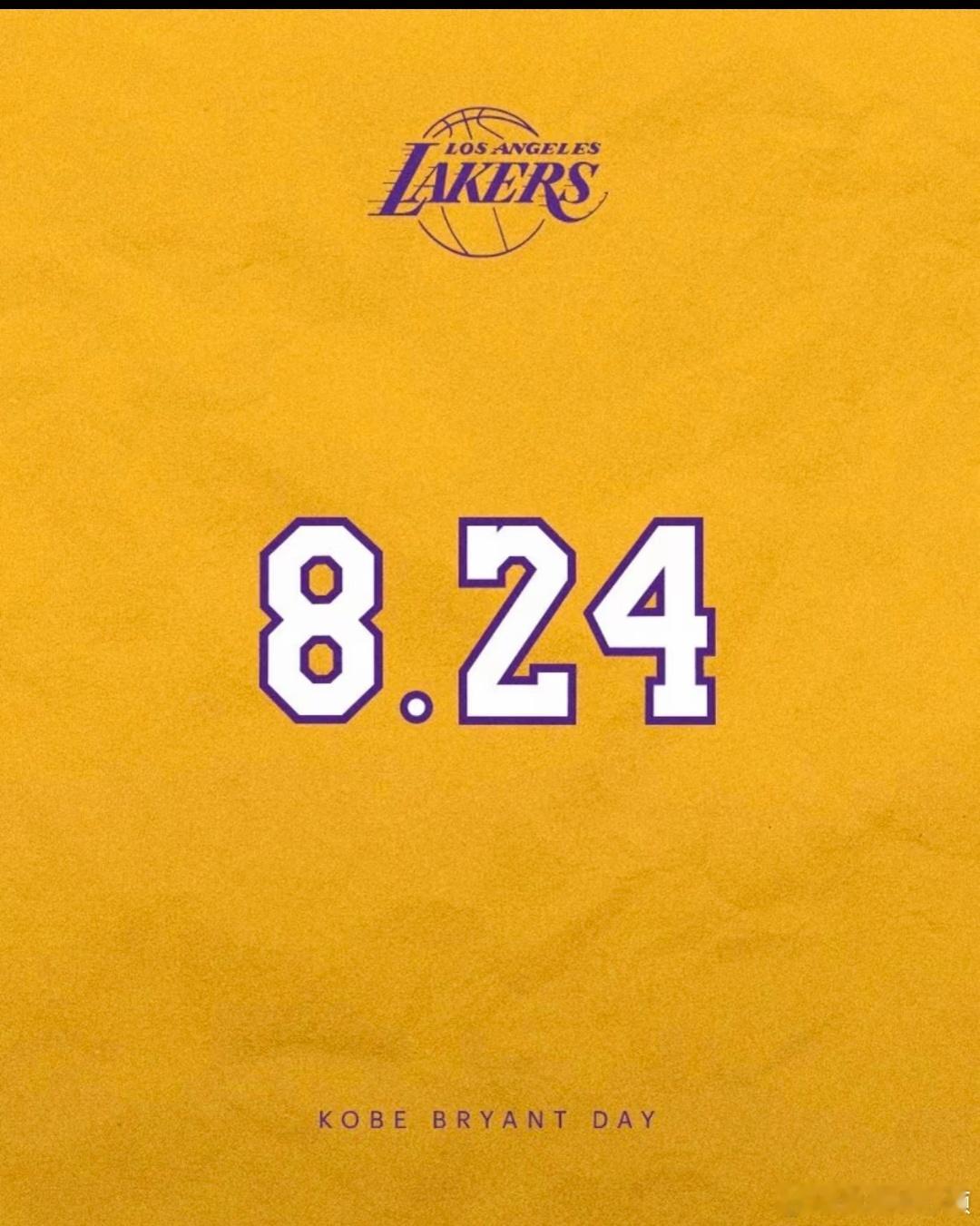 湖人晒科比雕像照片科比0823生日快乐824科比日 MAMBA 4EVER🐍8