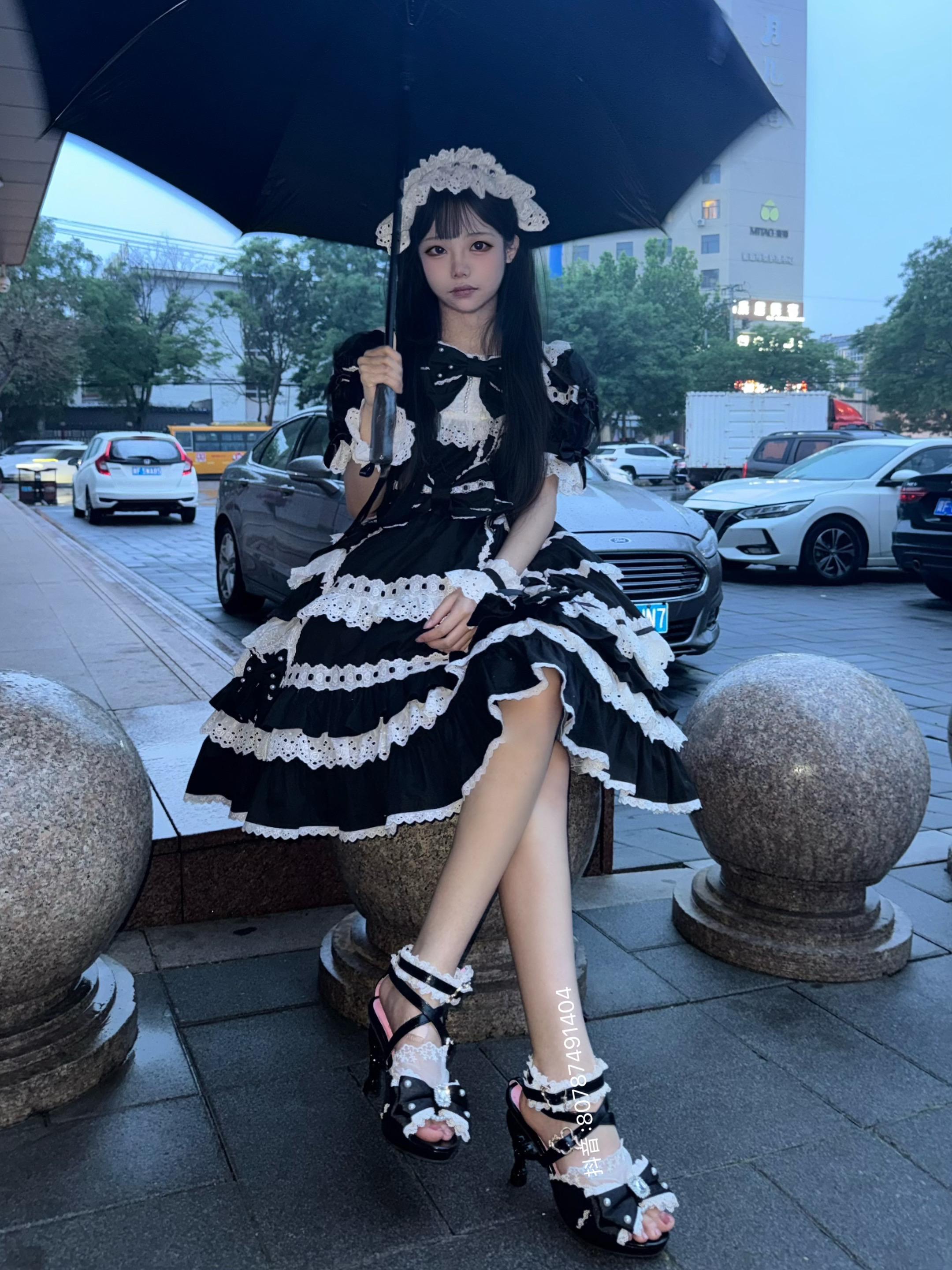黑色lolita