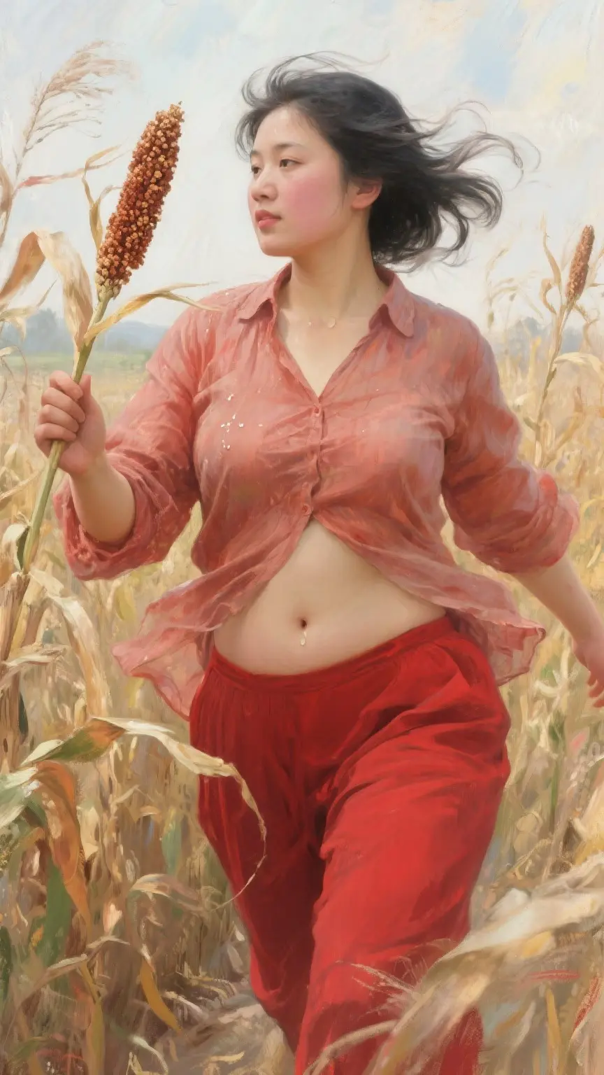 画中的世界 红高粱 丰收的季节