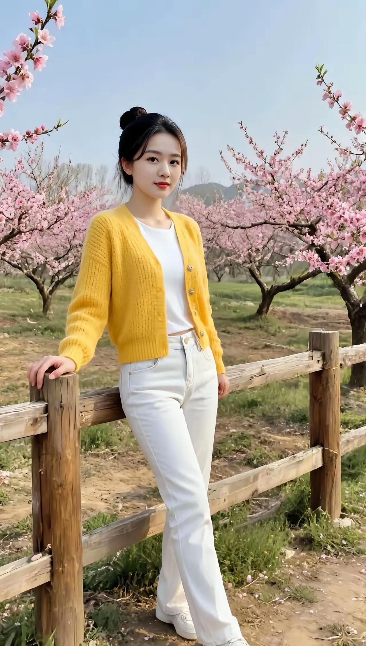 花开花落，春意浓。美 美