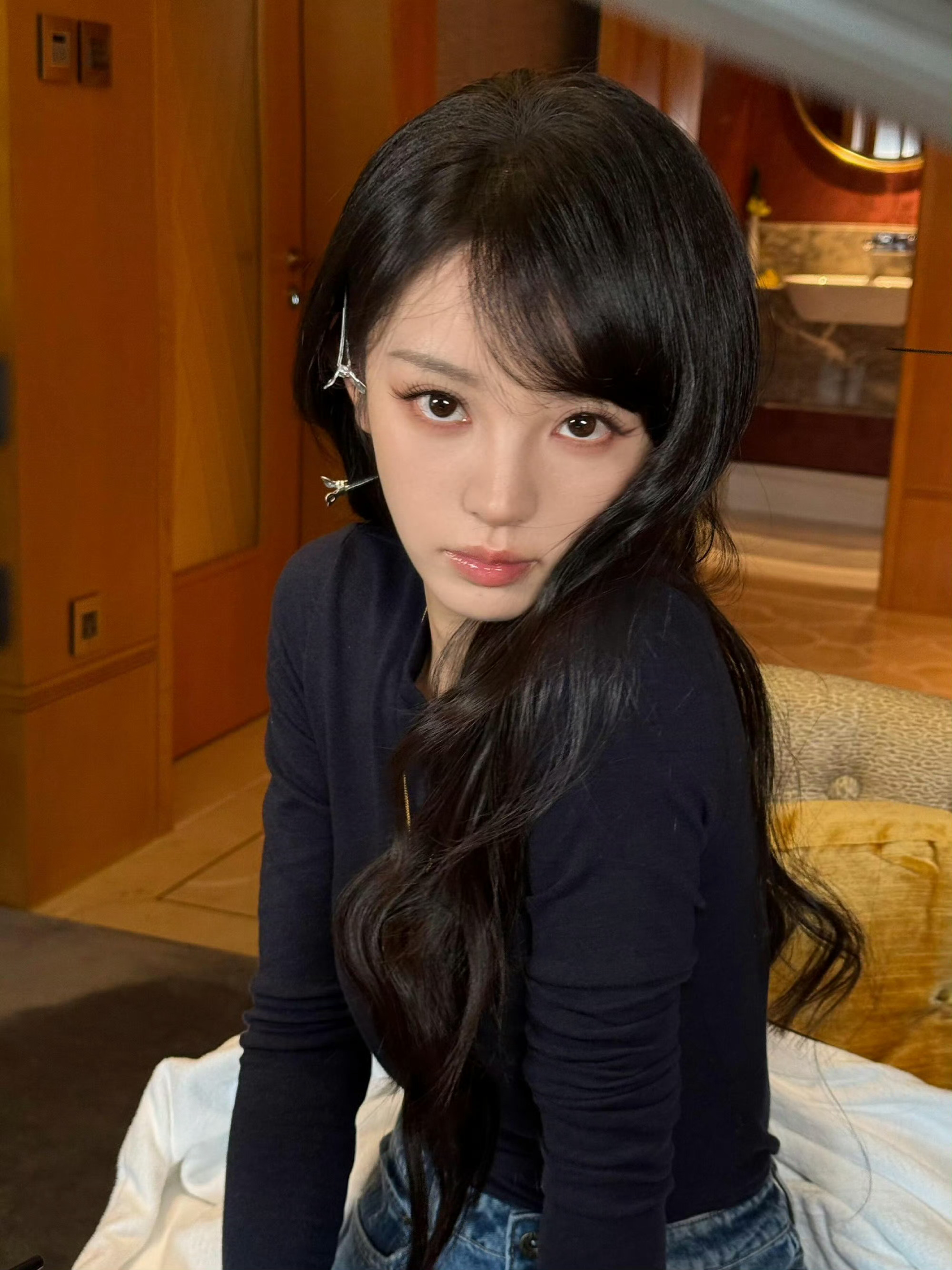 田曦薇Vogue造型提前预热来啦好美的女神[给你小心心]期待正式造型啦～ ​​​