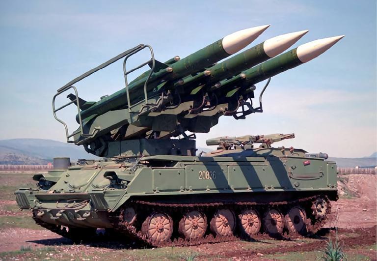 每天认识一件兵器 俄罗斯SA-6地对空导弹SA-6地对空导弹是苏联于二十世纪五十