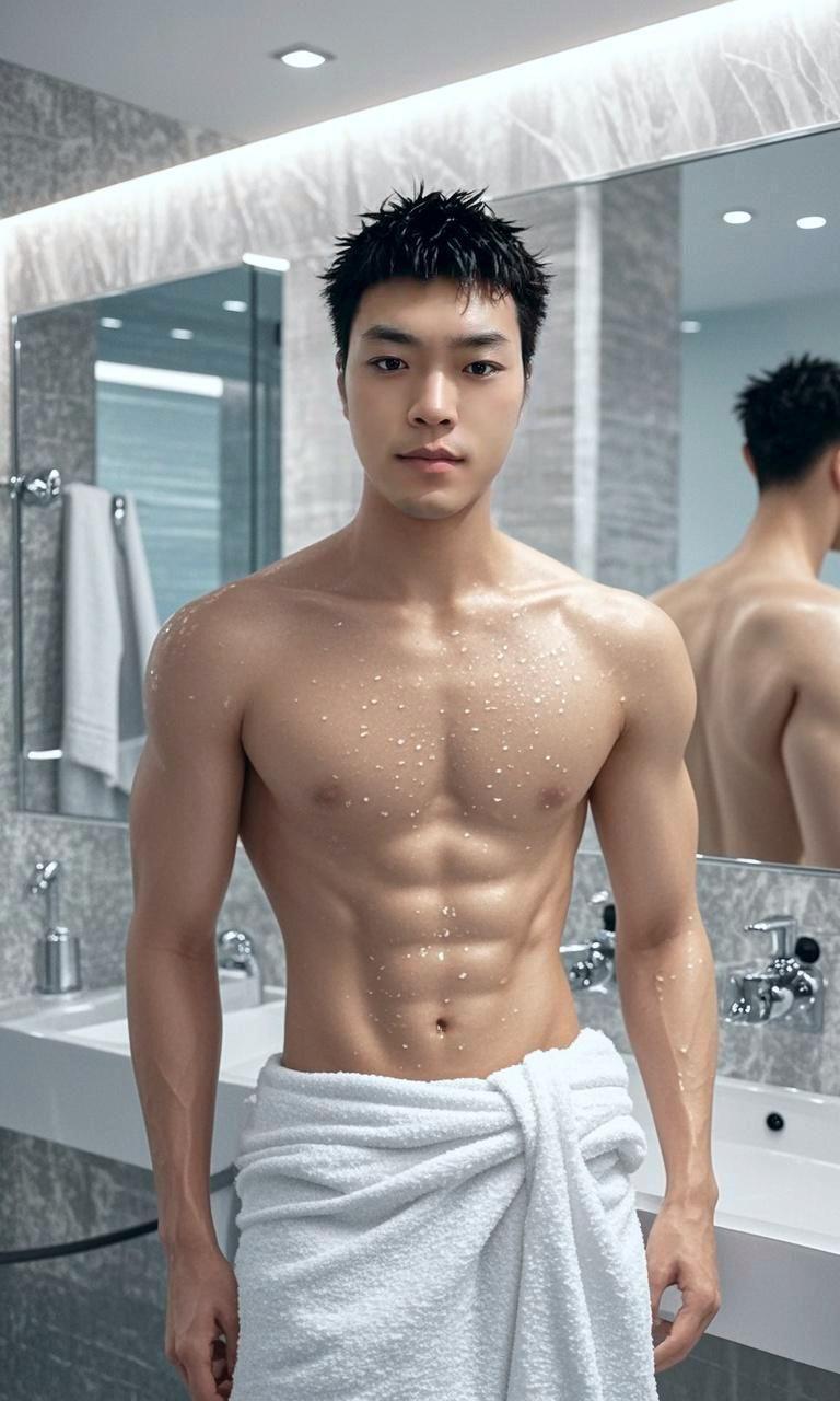 AI浴室型男
