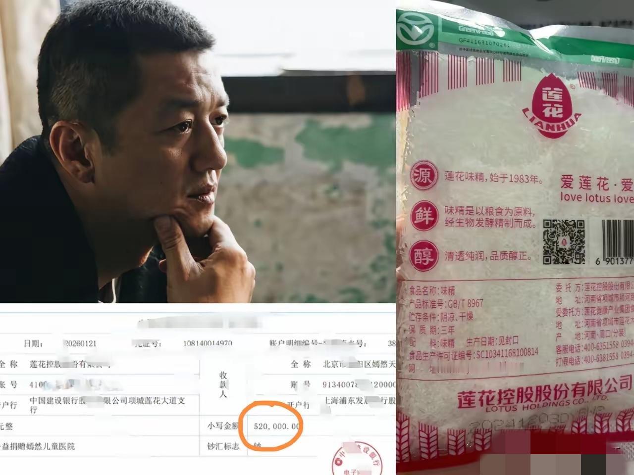 简直是功德无量，
不查不知道，查了一下才知道，
原来给嫣然儿童医院捐款52W的莲