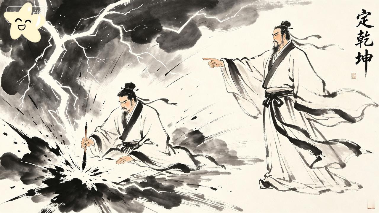 上联：才子落笔惊风雨；邀对下联：贤人出言定乾坤