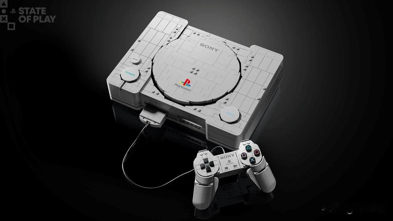 乐高PlayStation套装将推出，这是1994年原版游戏机的近1:1比例复制