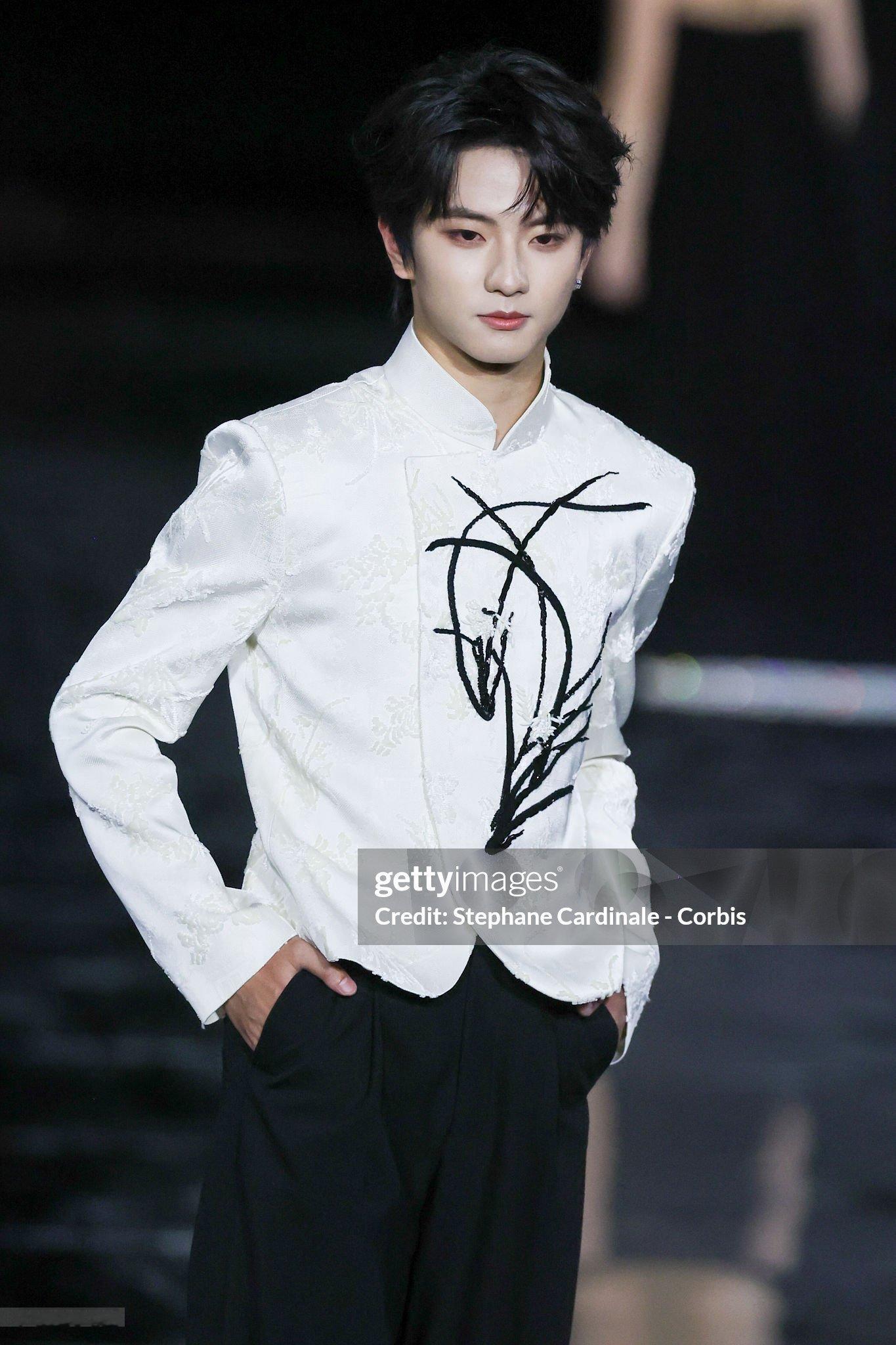 穆祉丞 in 2026巴黎时装周欧莱雅大秀，找不到废片的gettyimages九
