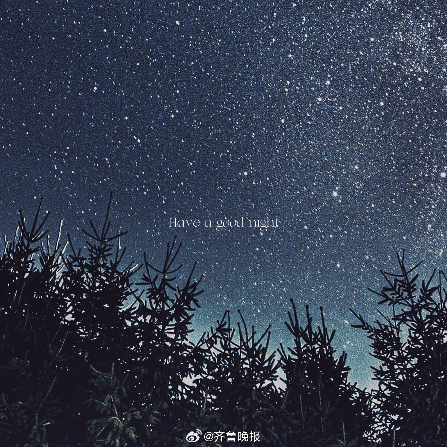 把一天的疲惫都留给星空吧#晚安#