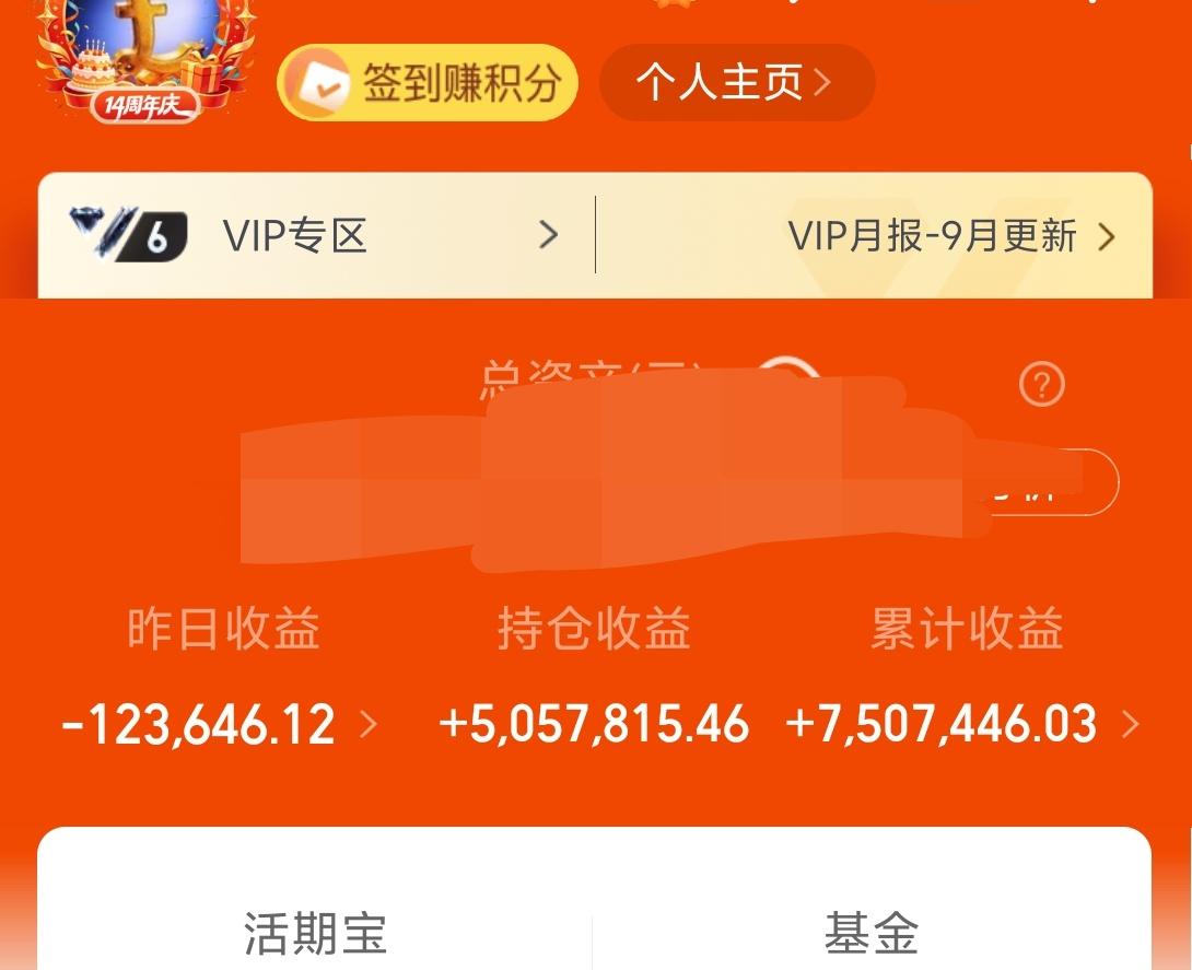 昨天基金-12W，累计750W。
真是人算不如天算，昨天才说地量地价，反弹也即将