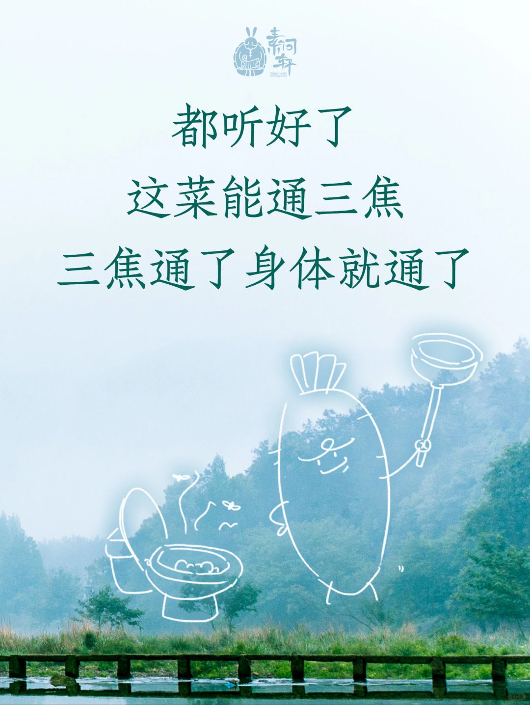 冬天吃白萝卜能通三焦，借力化瘀堵