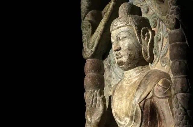唐·邓峪石塔塔身 | 山西博物院藏 邓峪石塔是山西首批省级文物保护单位，位于晋中