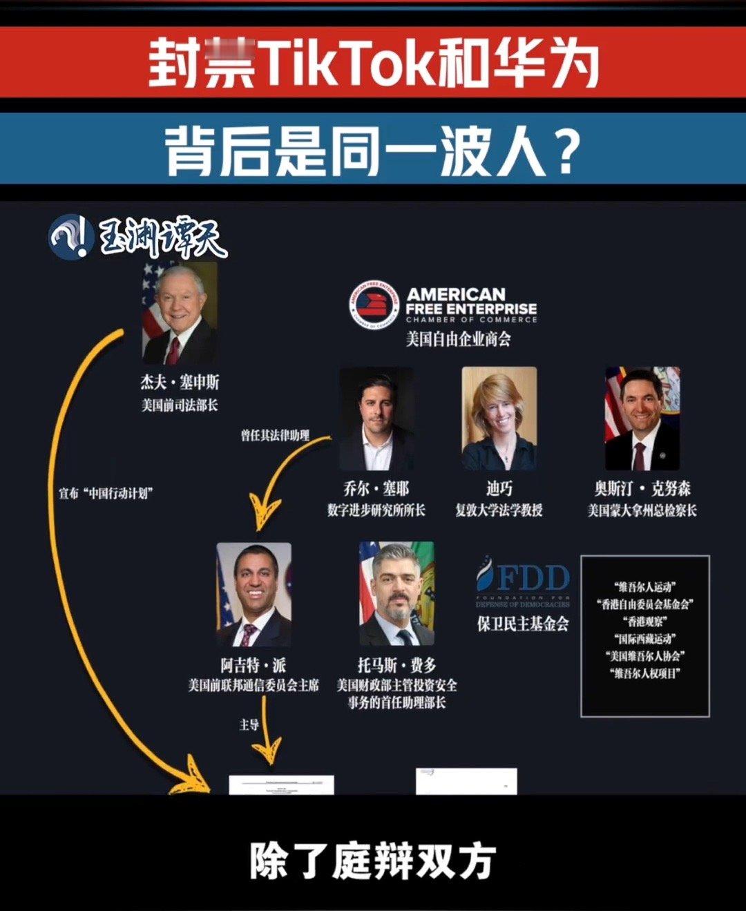 美国针对TikTok与华为的是一批人 为了他们想要的结果一直演戏，未曾变过。 