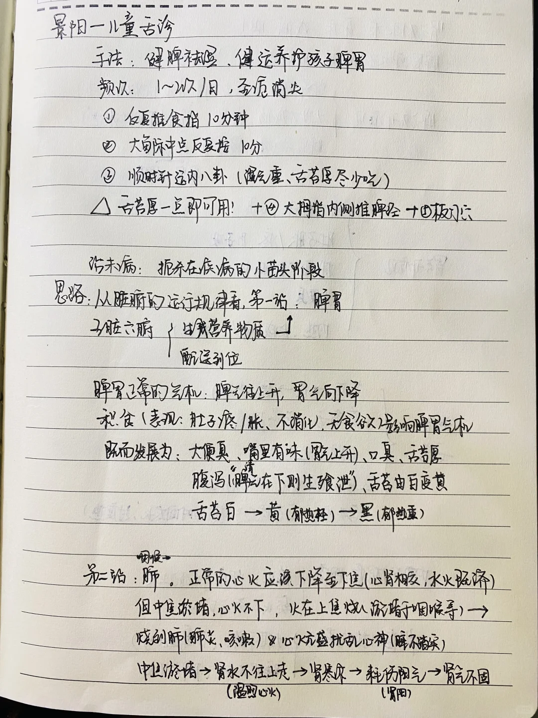 孩子的问题：积食、内热、阴虚。