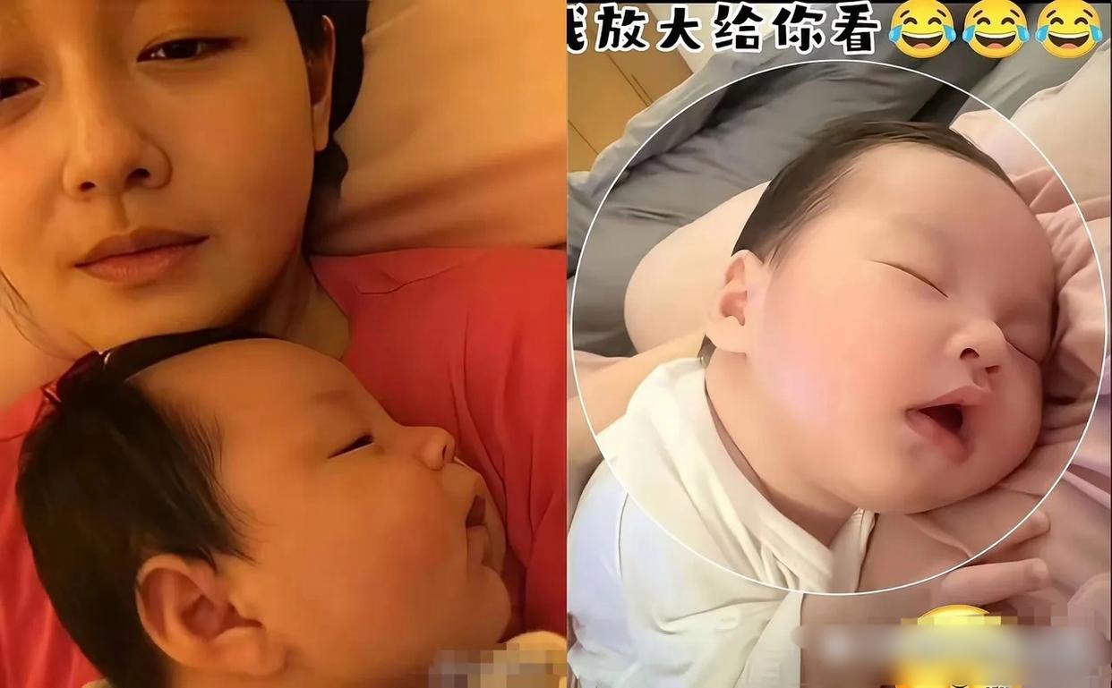 汪小菲三胎儿子小汪宝，像极了当年的霖霖，看大S抱霖霖照片，和马筱梅抱小汪宝几乎一