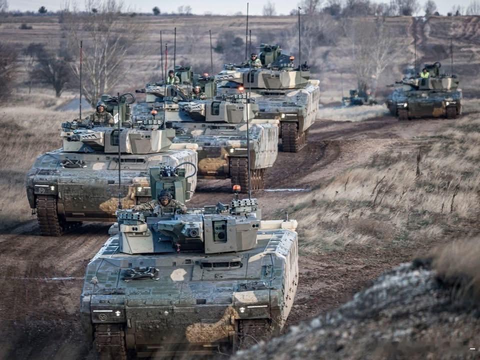 匈牙利陆军德制KF41山猫步兵战车进行训练。据说该车已经到达乌克兰进行实战测试，