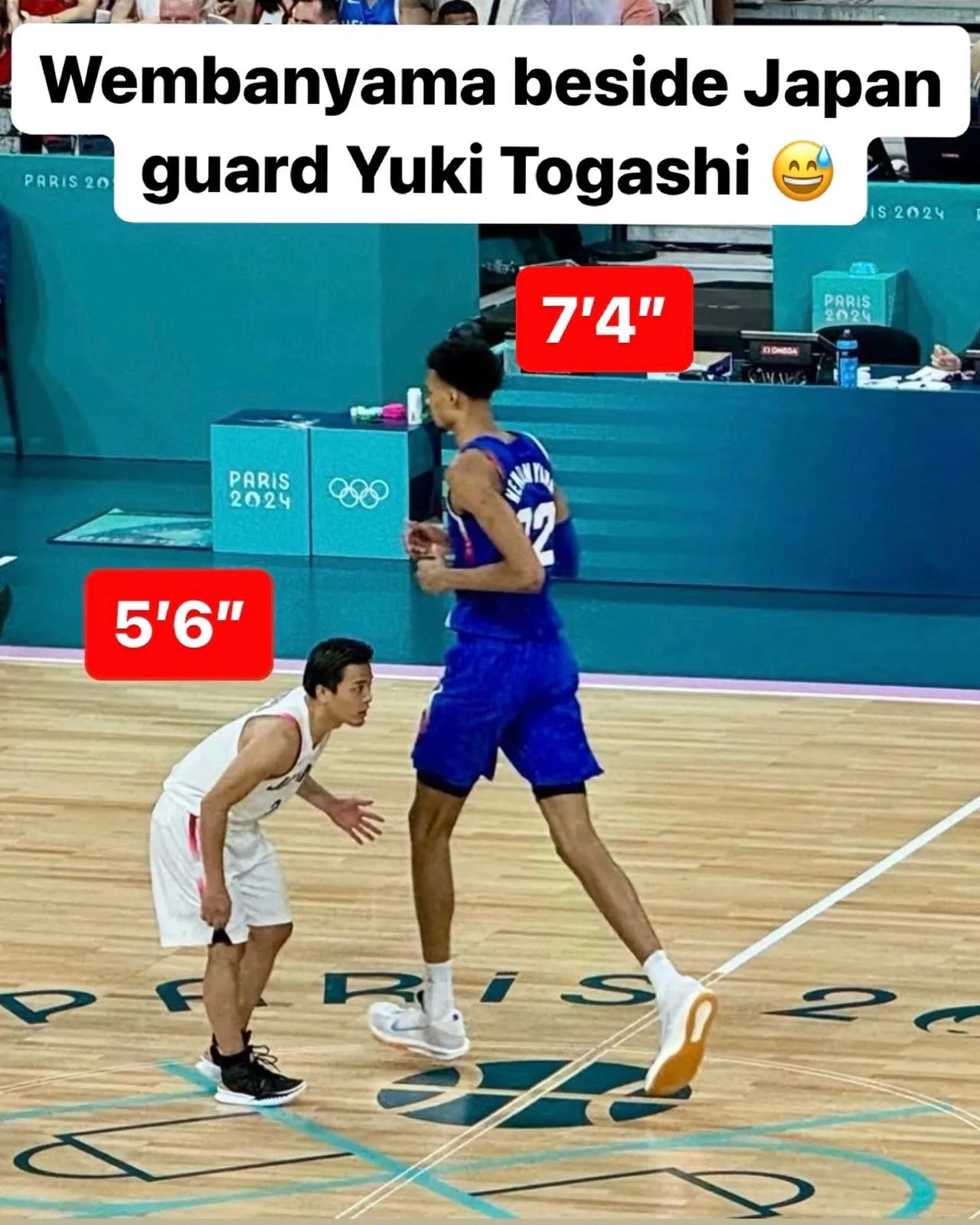 富勇坚树1.67米的身高，居然能代表日本男篮打奥运会，表现虽然一般，但是他的态度