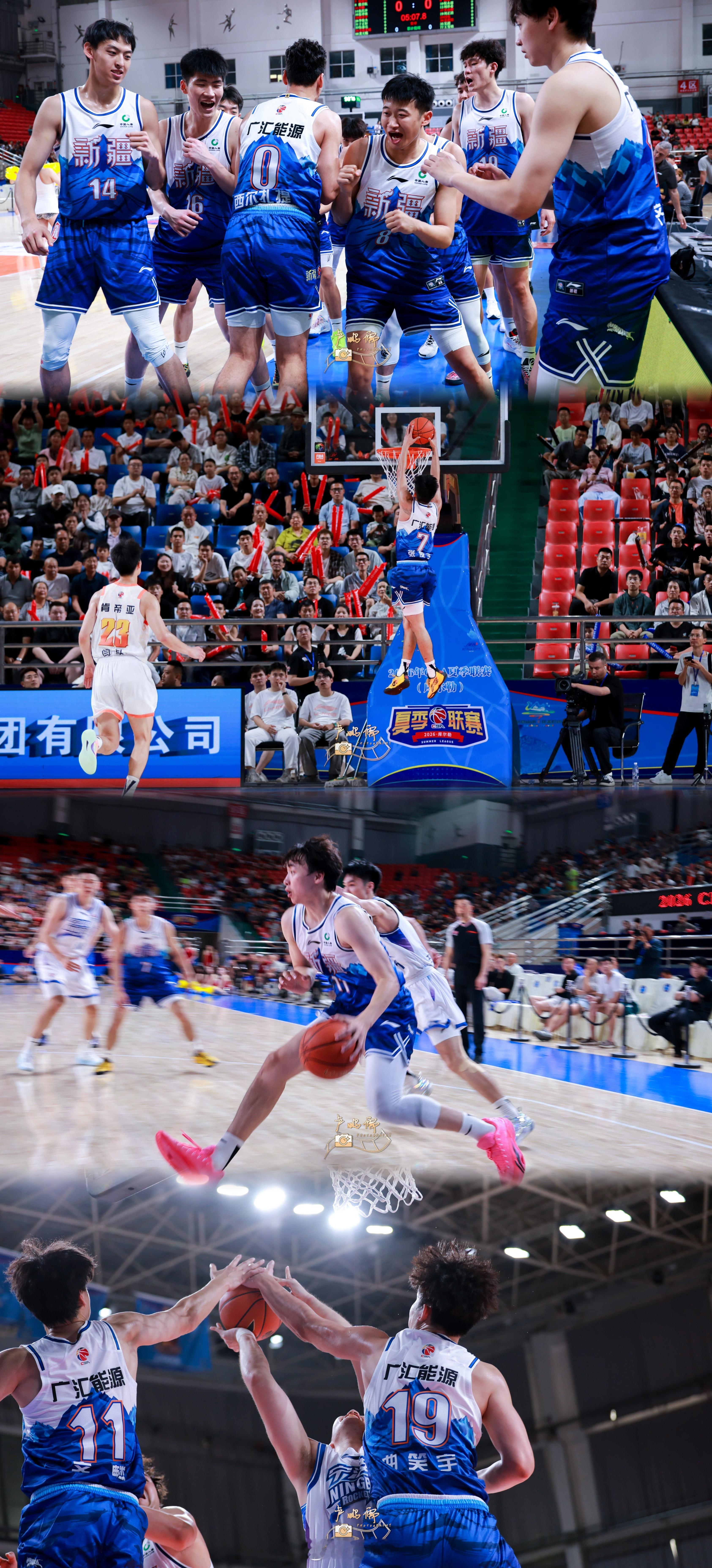 📸CBA夏季联赛·库尔勒站梦回诸暨赛区，镜头里来回就这六支球队😂cba夏季联