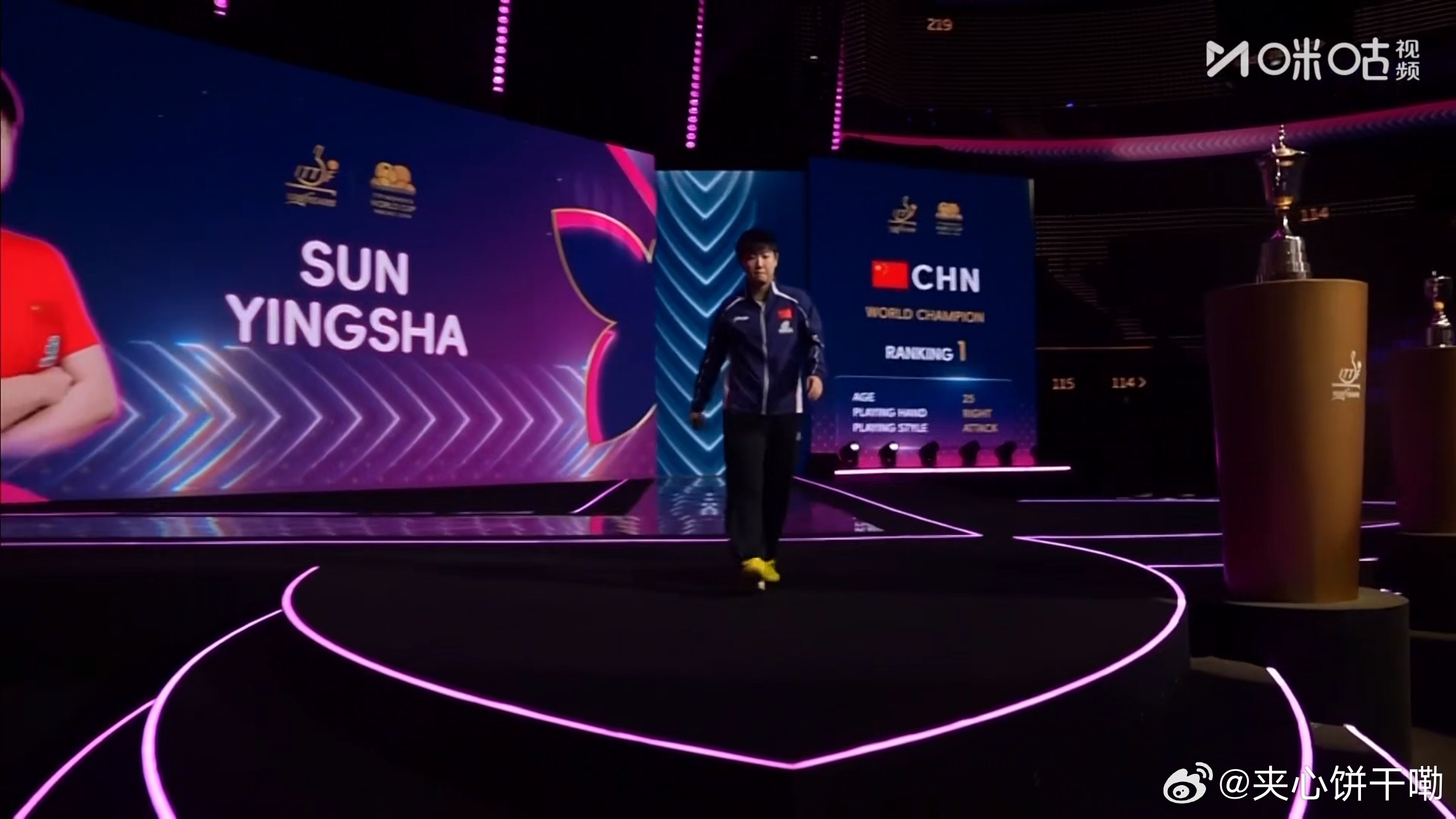 孙颖莎比赛加油