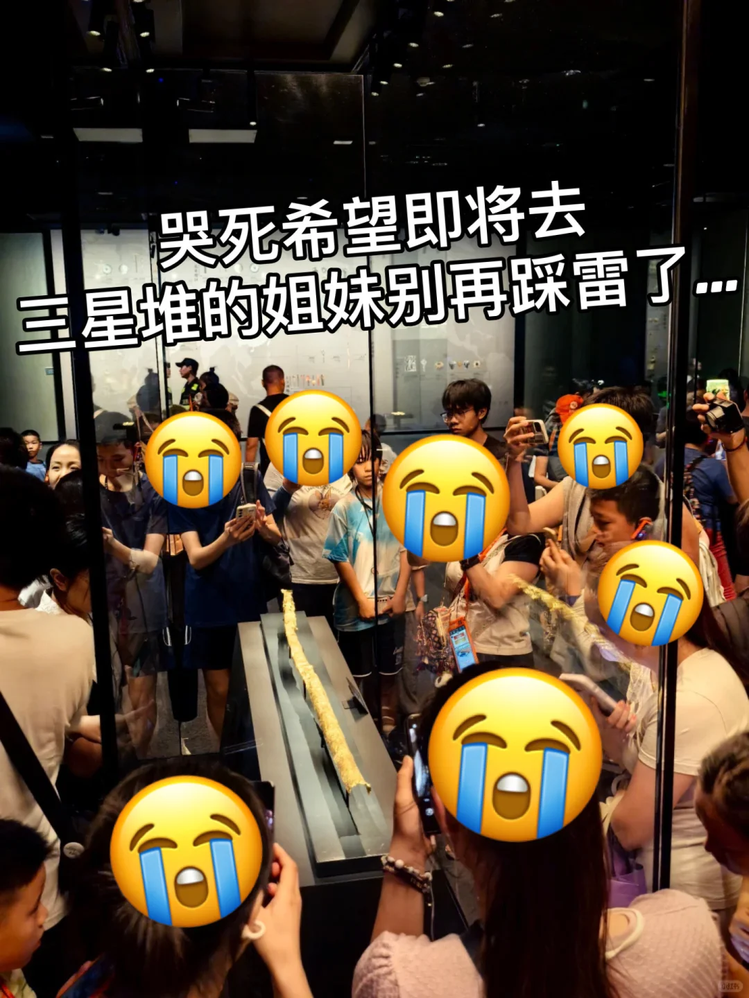 哭4⃣️希望去三星堆的姐妹不再在踩雷了……