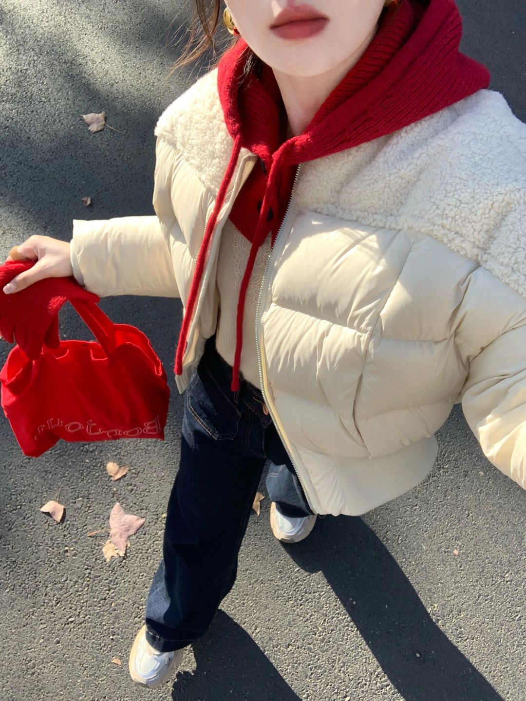 羽绒服这样穿也太好看啦！