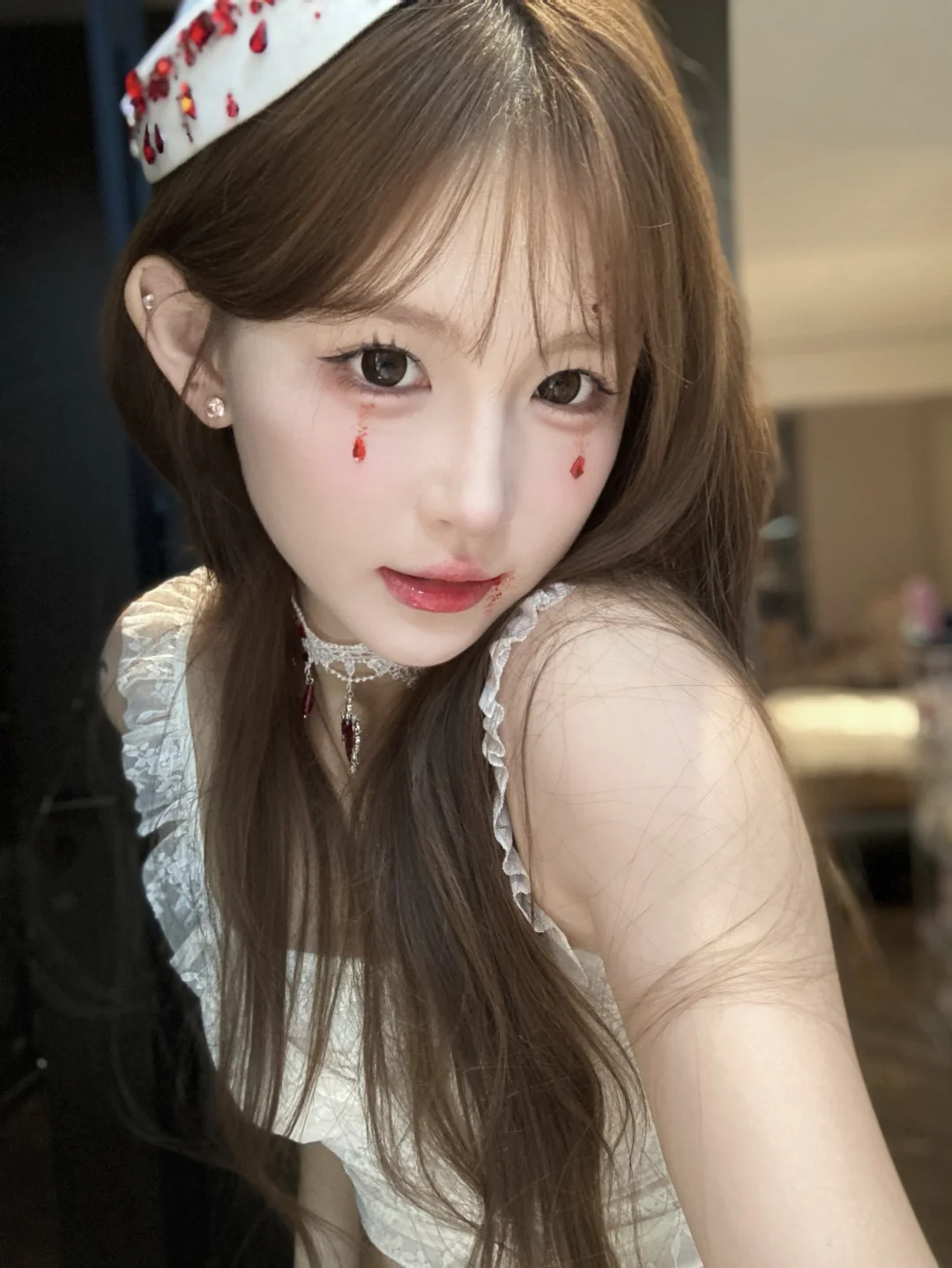万圣节小恶魔妆容👻好看到想纹在脸上!!!
