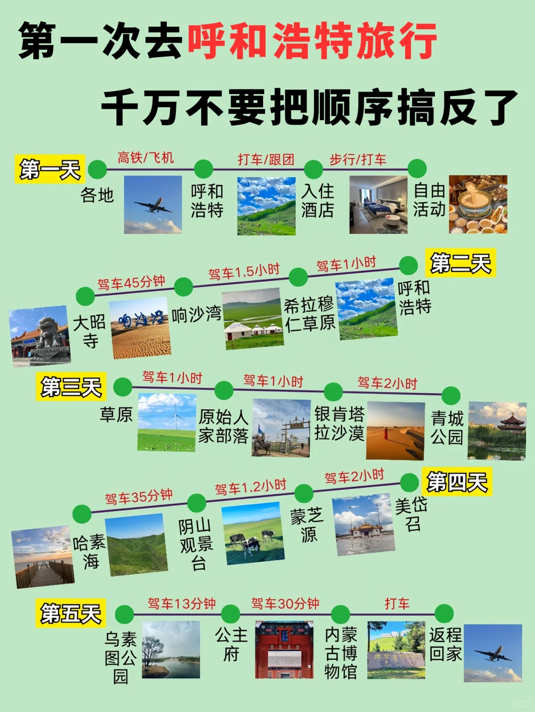 内蒙古‖快来呼和浩特旅游吧，攻略已整理OK