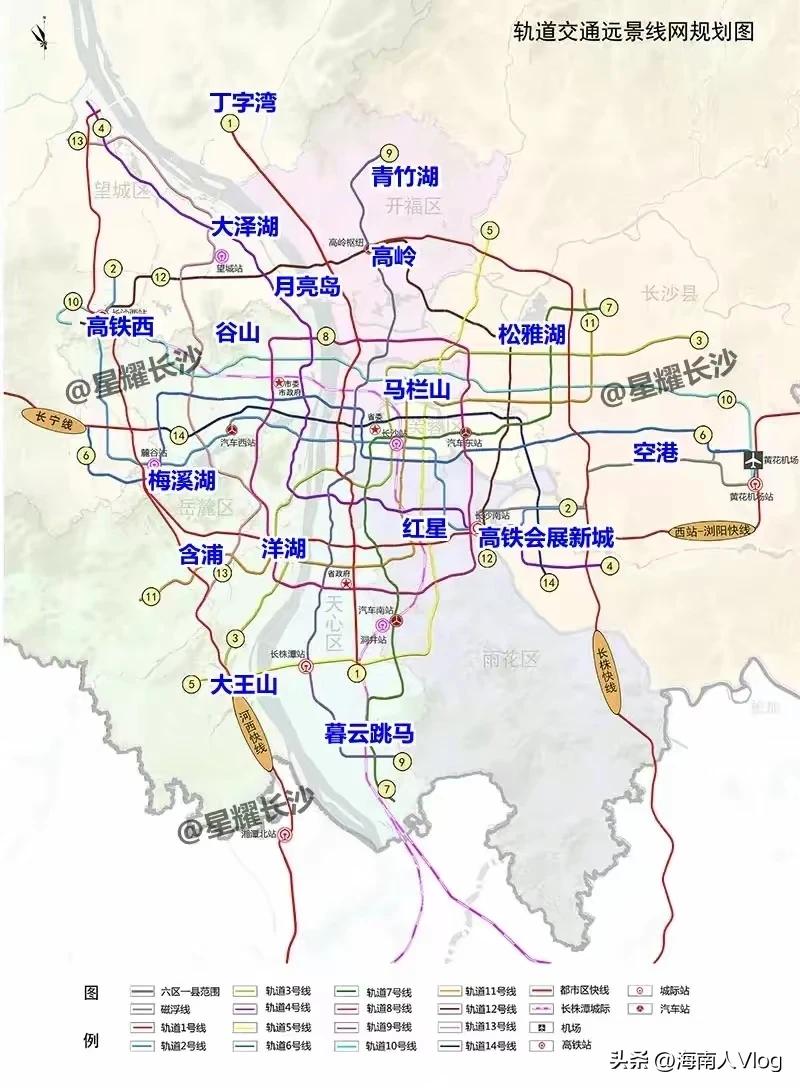 湖南省轨道交通规划，你最期待哪一条