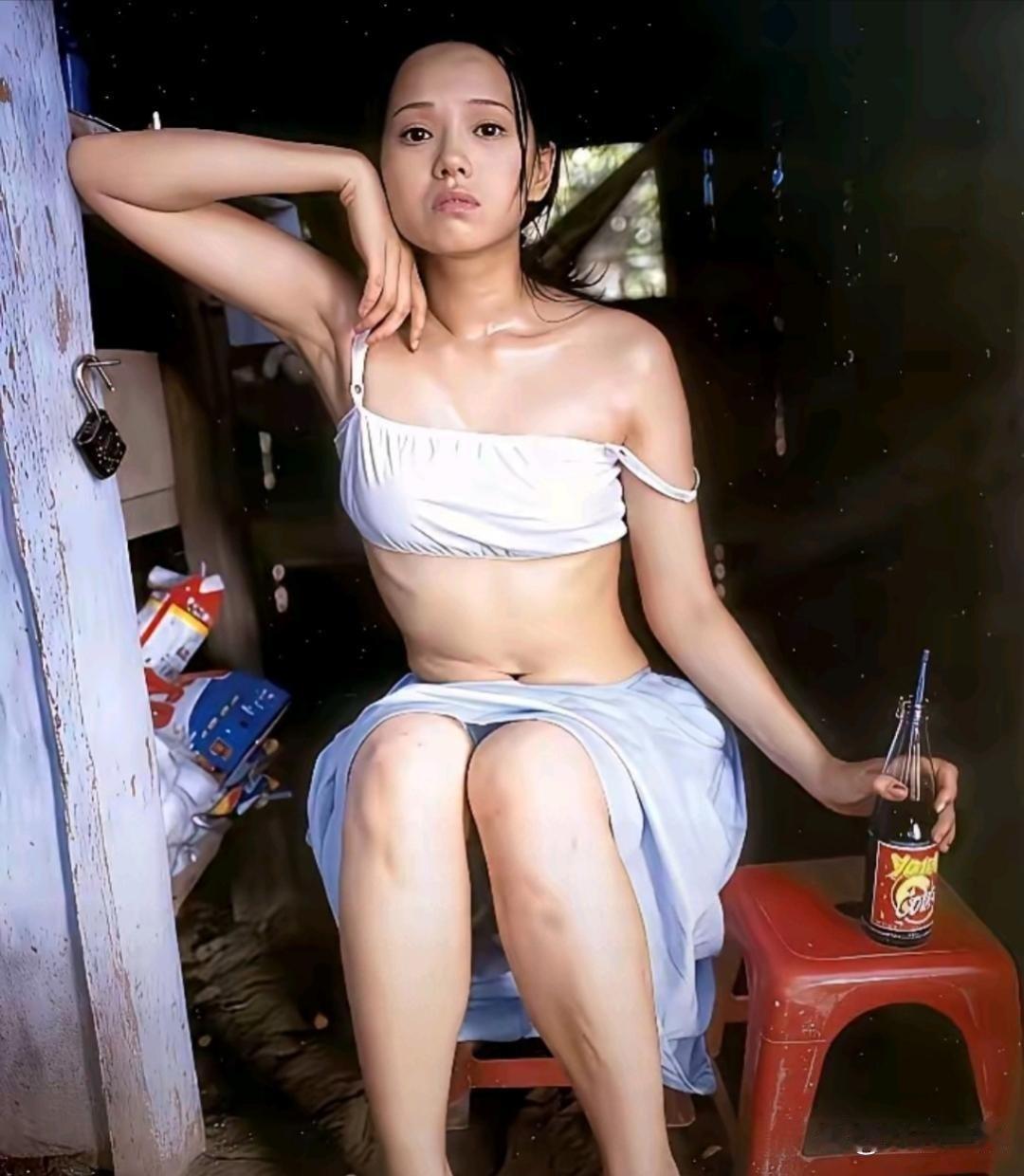 伊能静年轻的时候。 
